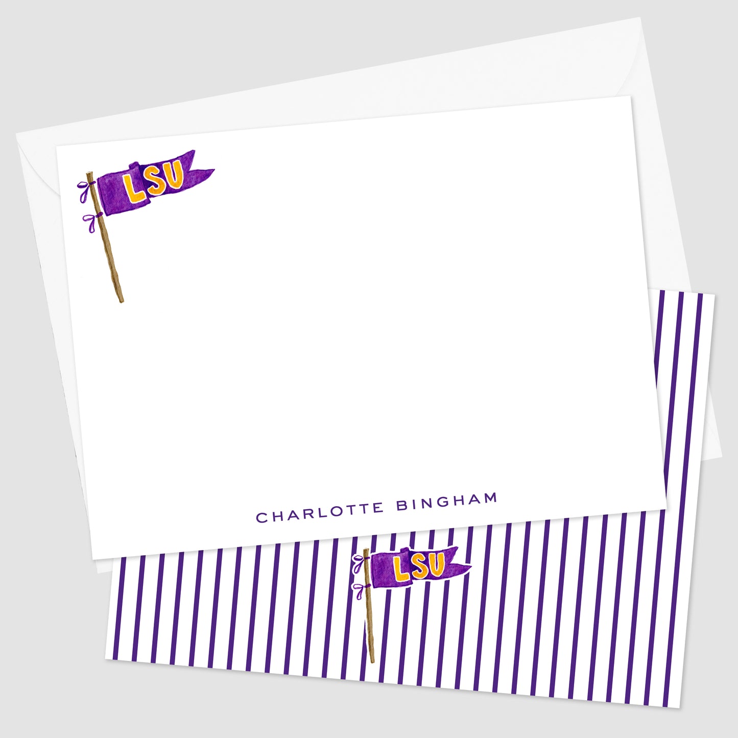 Louisiana State University Flat Notecard