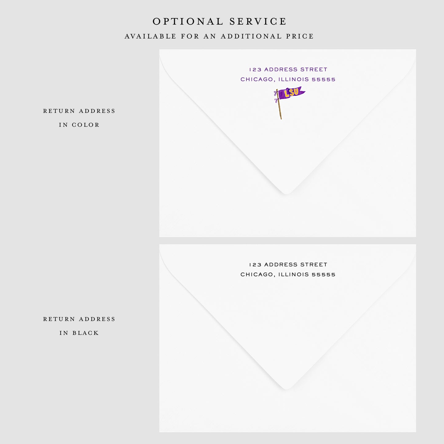 Louisiana State University Flat Notecard