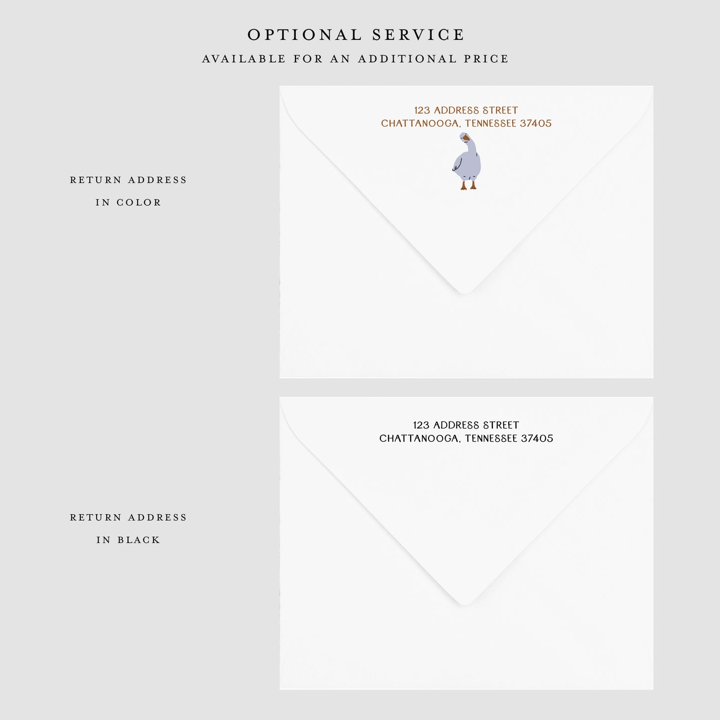 Note on the Goose Flat Notecard