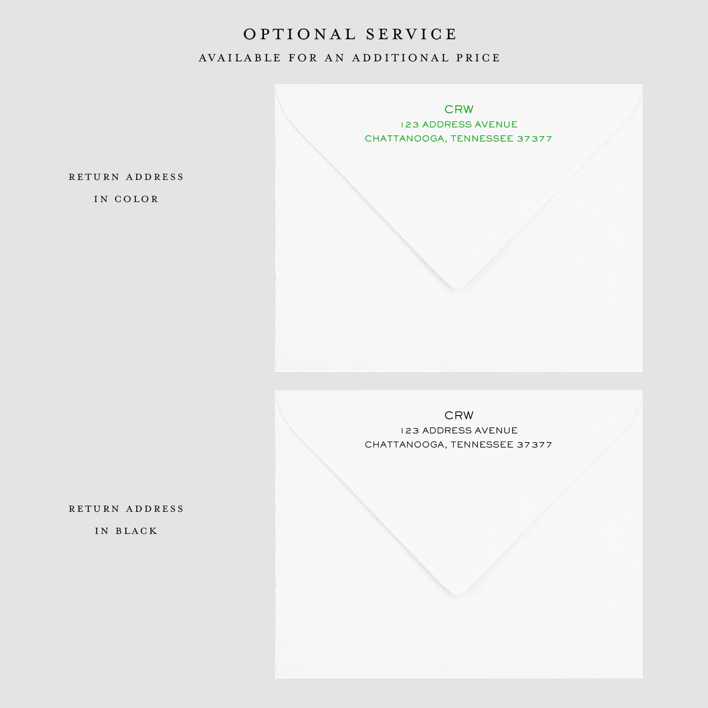 Preppy Stripe Flat Notecards