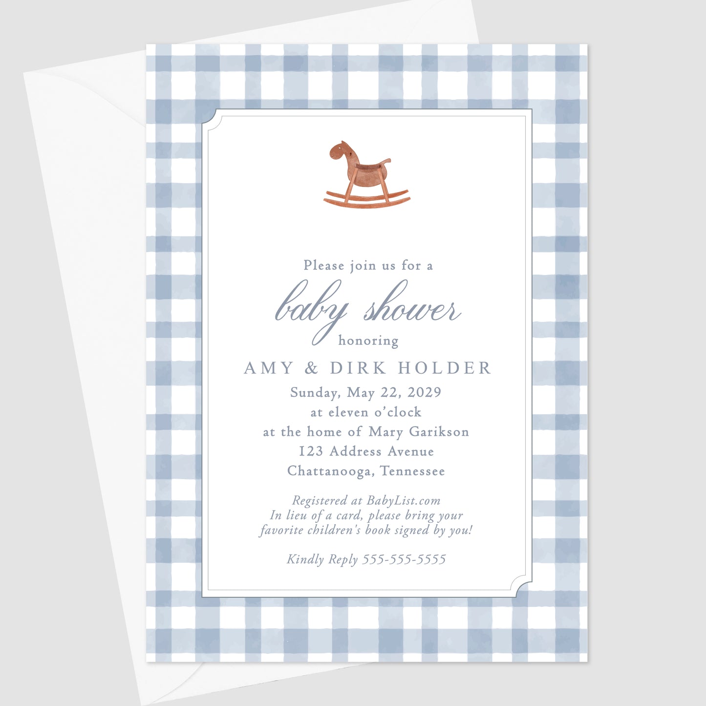 Rocking Horse Blue