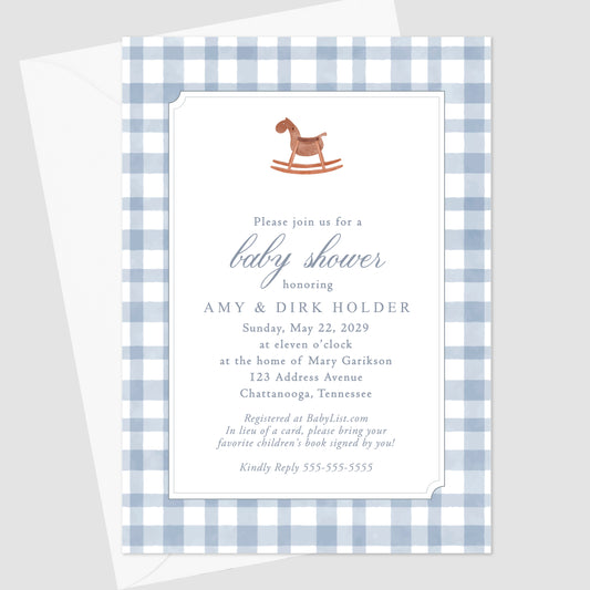 Rocking Horse Blue