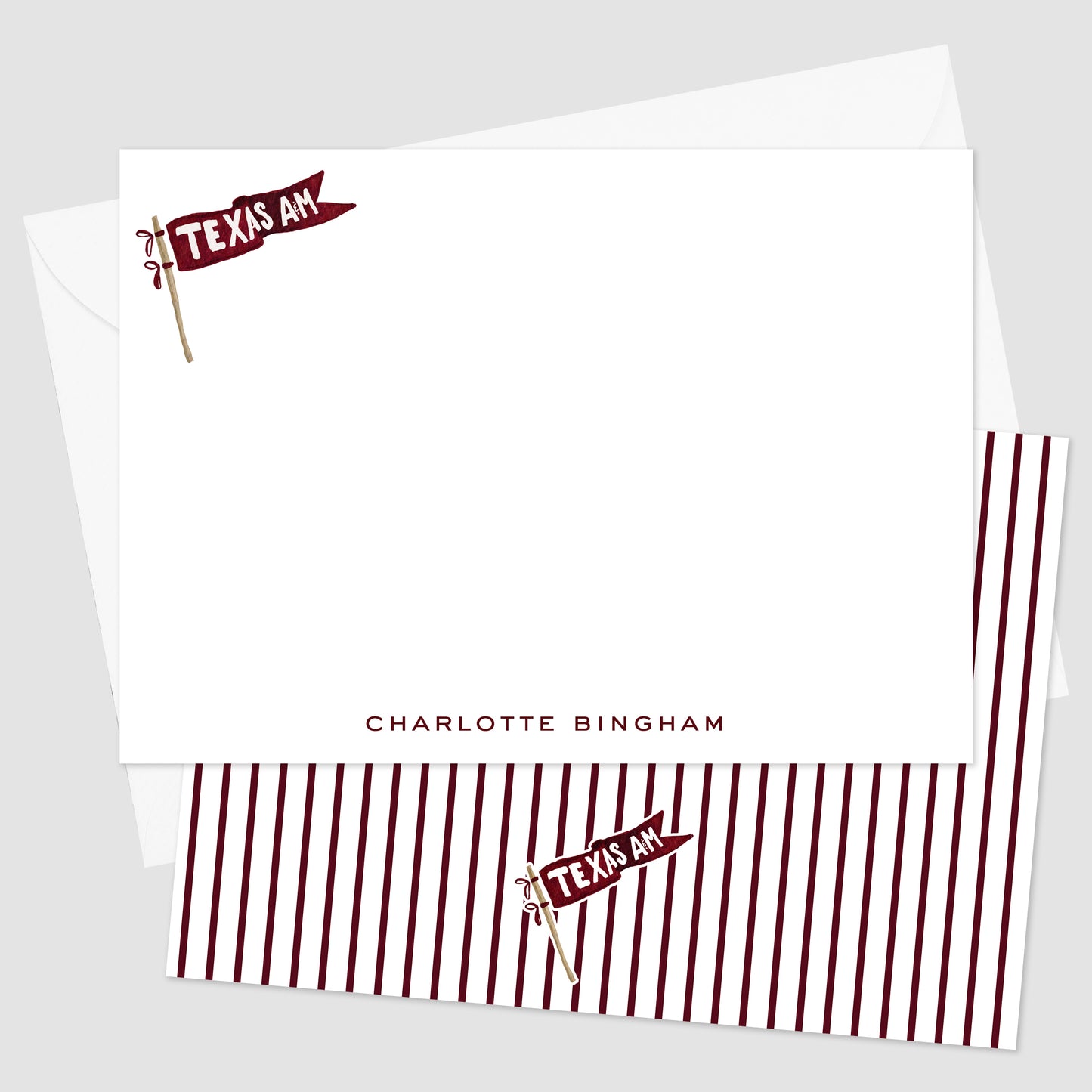 Texas A&M Flat Notecard