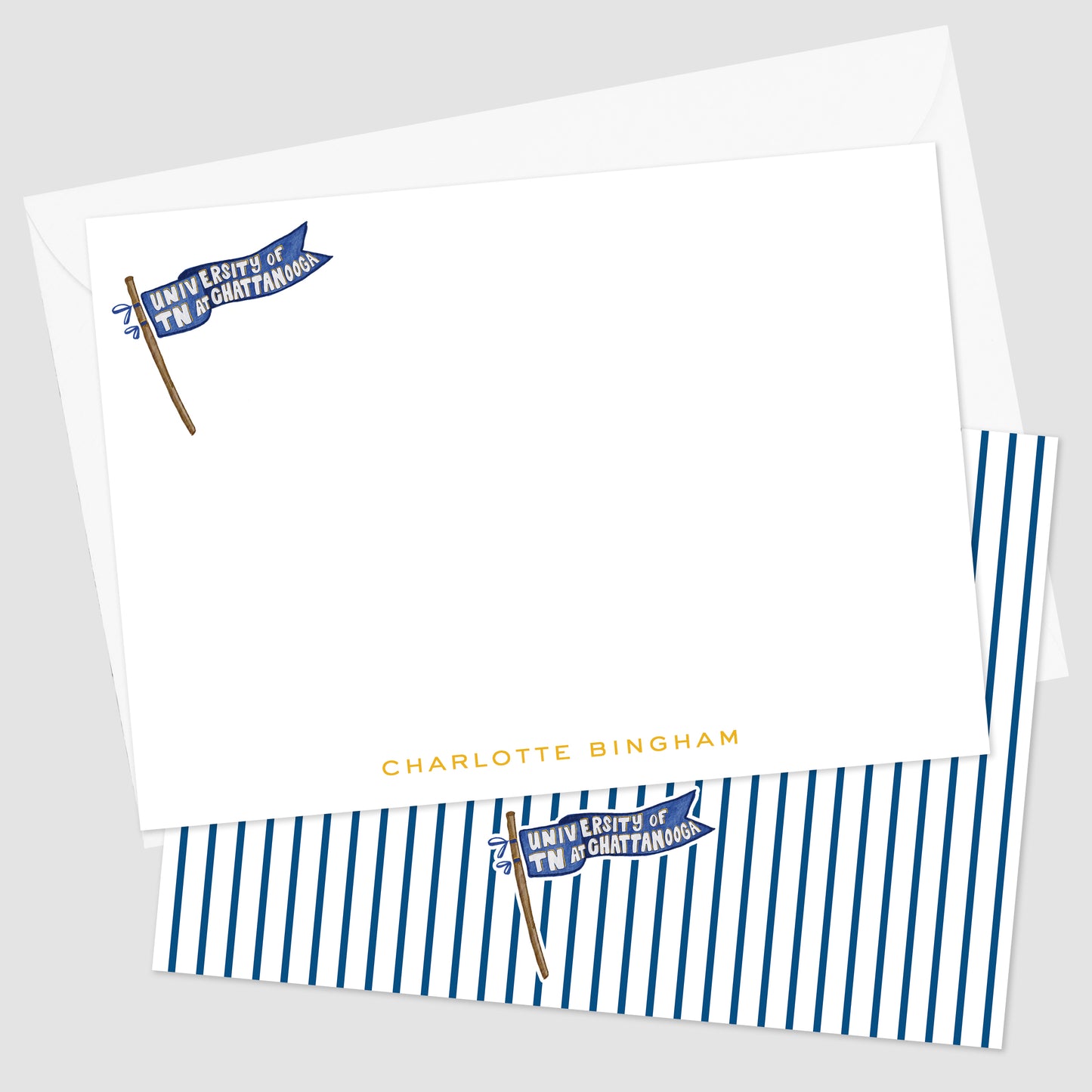 University of Tennessee at Chattanooga Flat Notecard