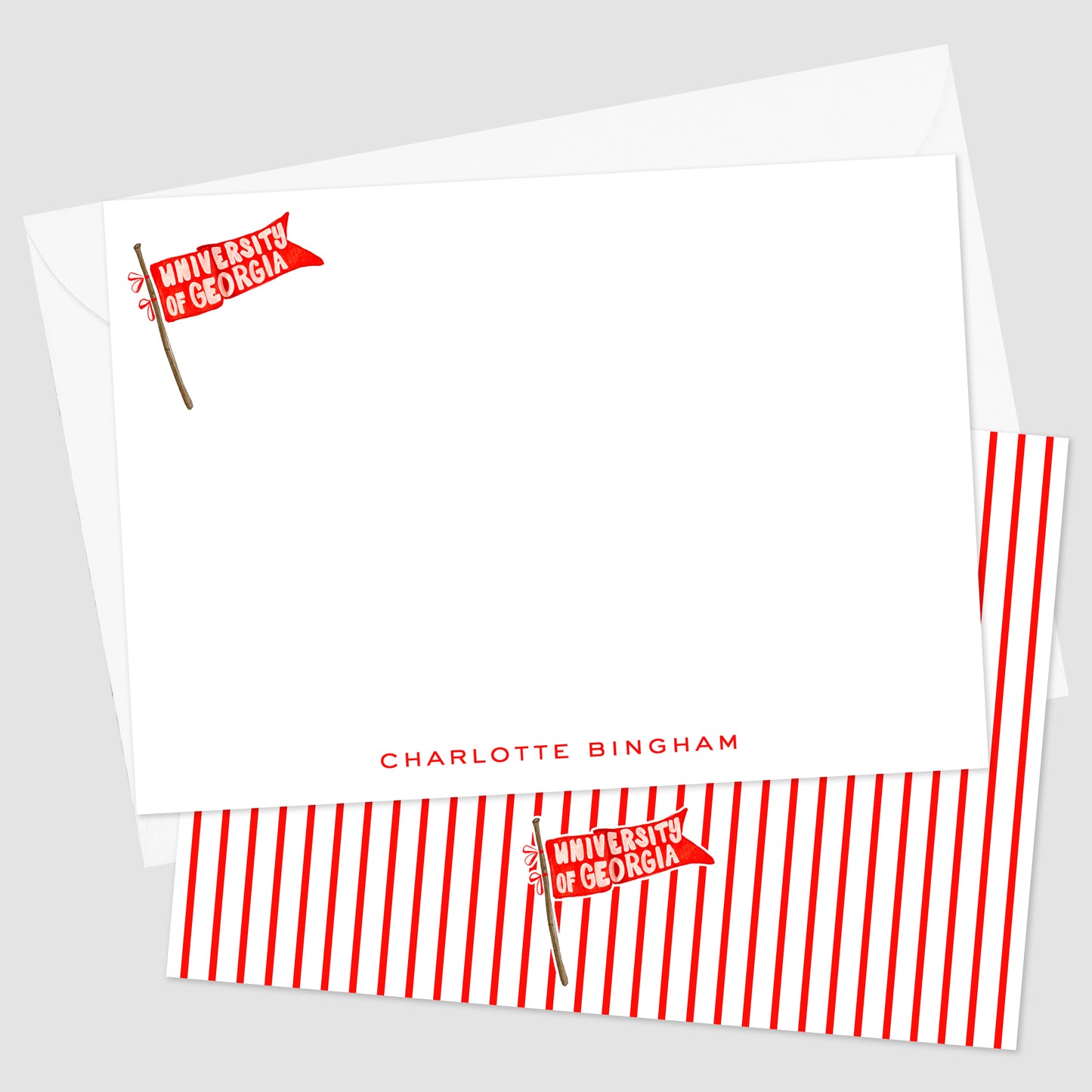 University of Georgia Flat Notecard