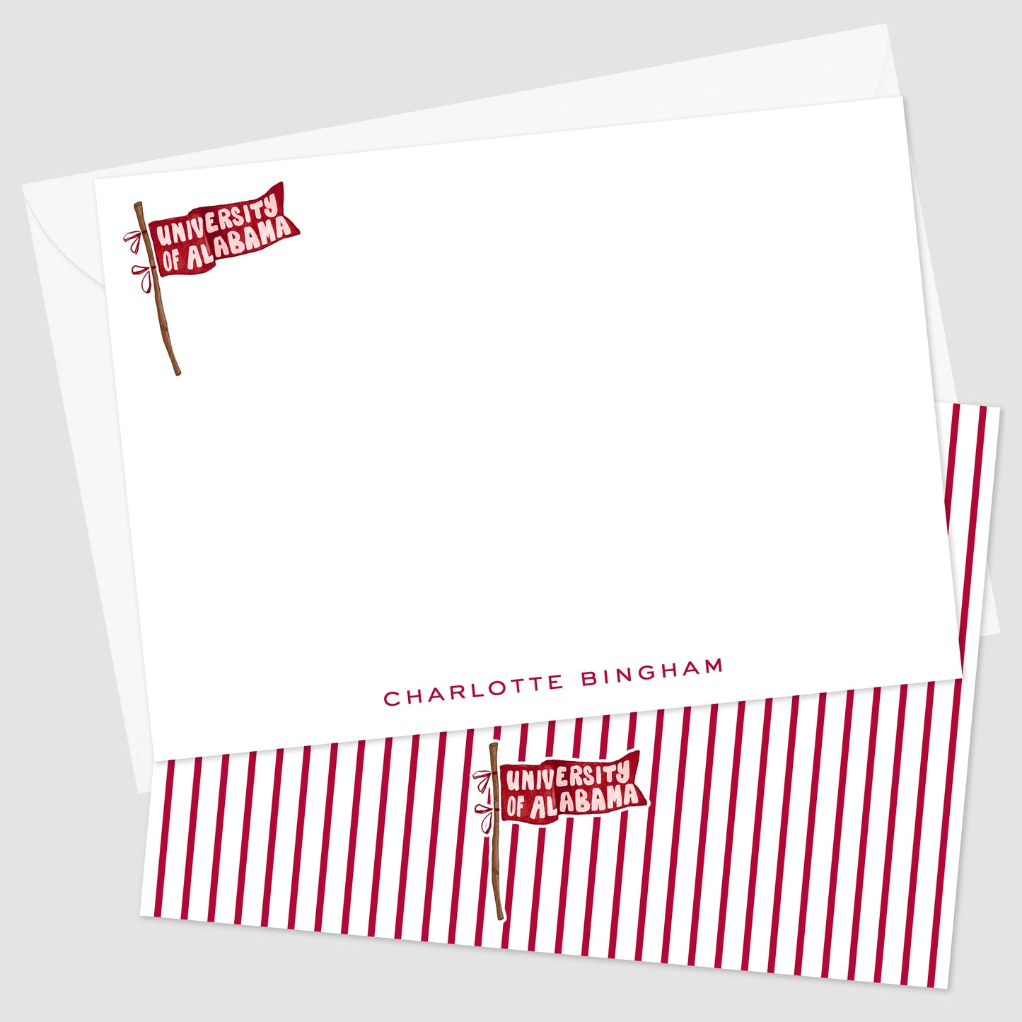 University of Alabama Flat Notecard