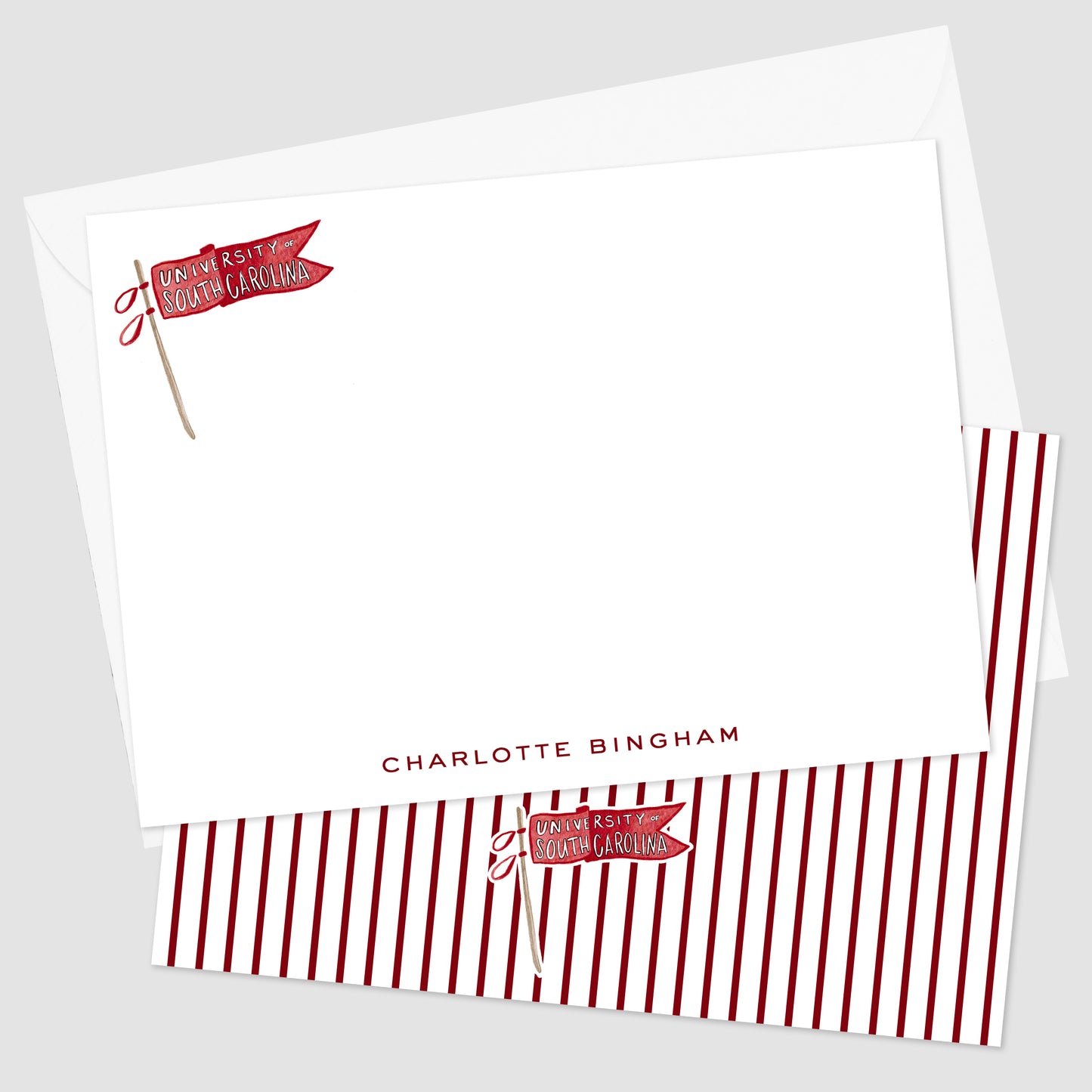 University of South Carolina Flat Notecard