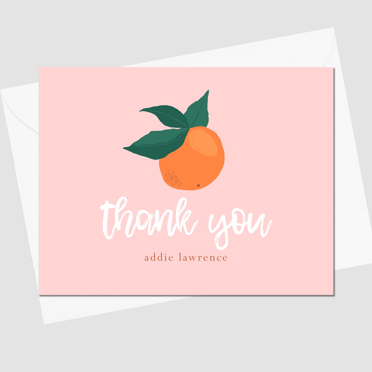 A Note From Our Little Cutie Folded Notecard