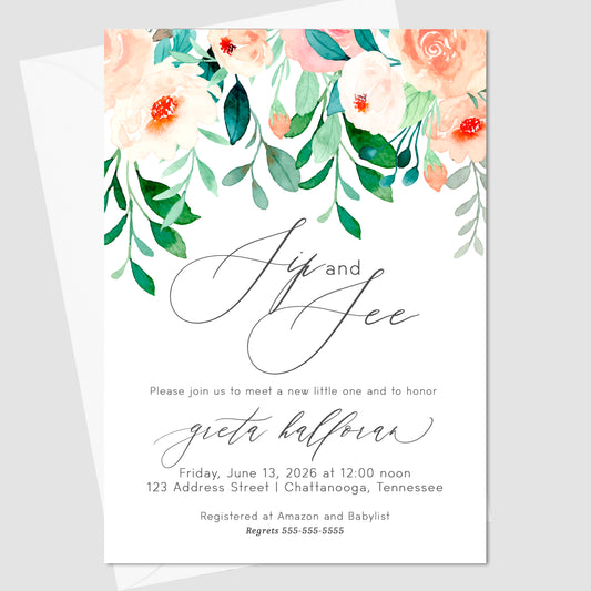 Floral Sip + See