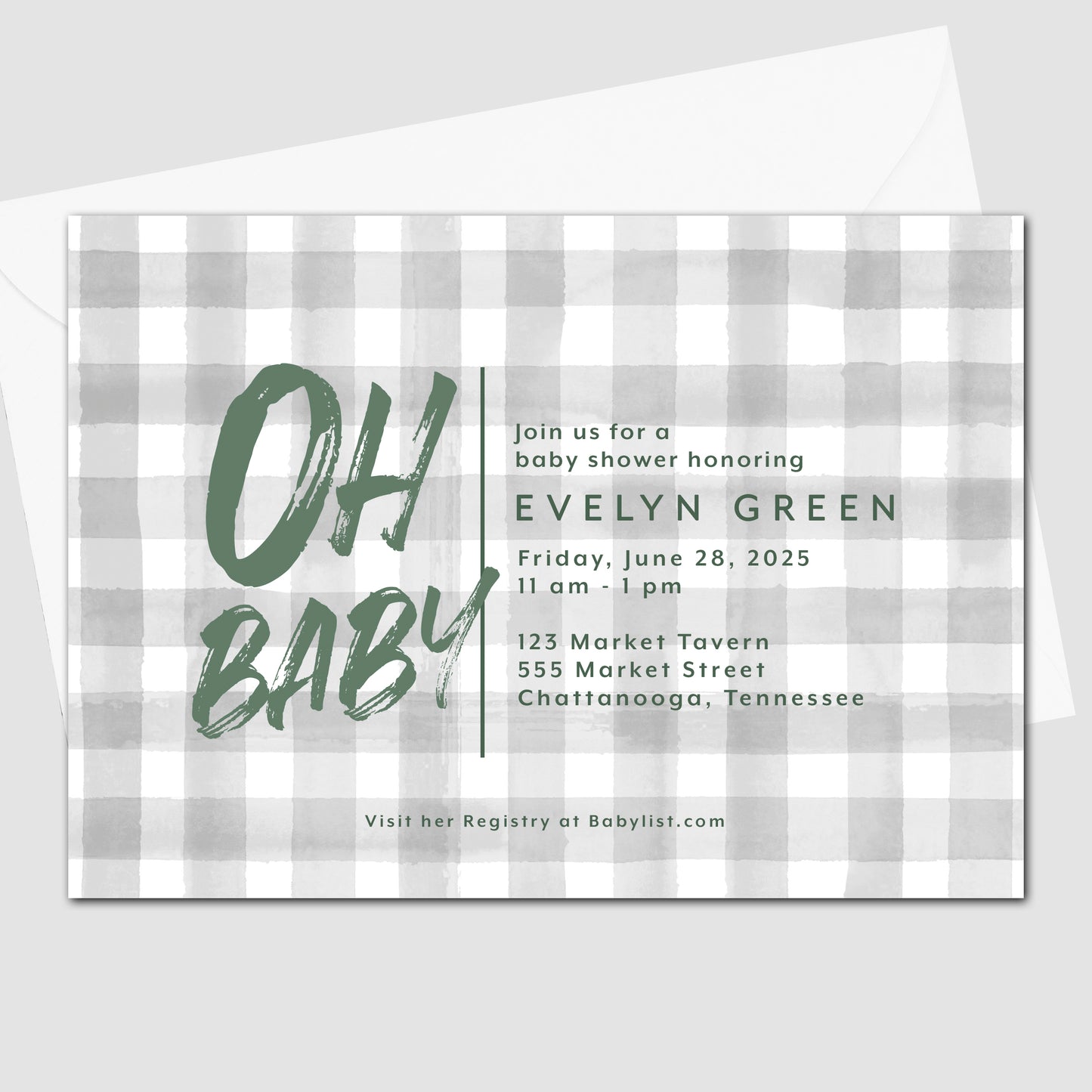 Oh Baby It's Gingham