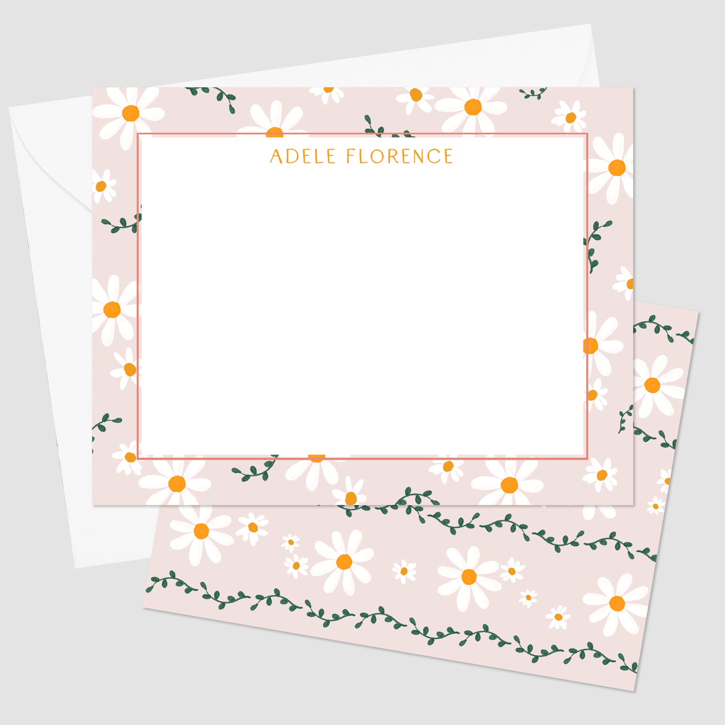 Darling Daisy Flat Notecard