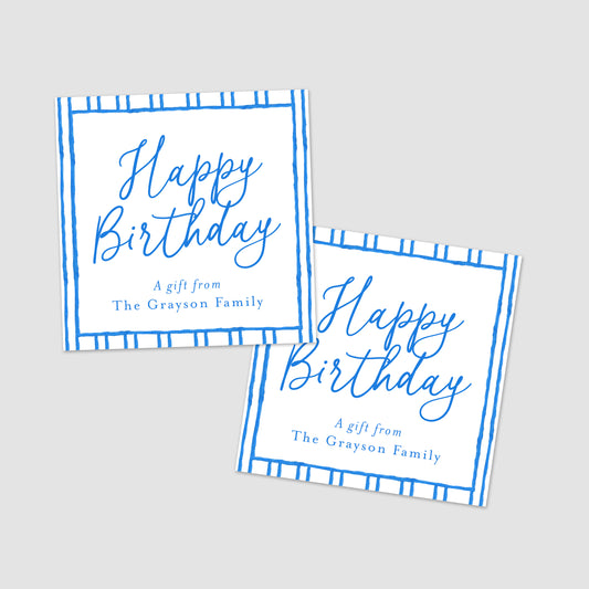 Mediterranean Stripe Birthday