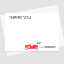 Load image into Gallery viewer, A Race to Say Thank You Flat Notecard

