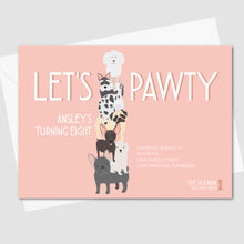 Load image into Gallery viewer, Lets Pawty Pink
