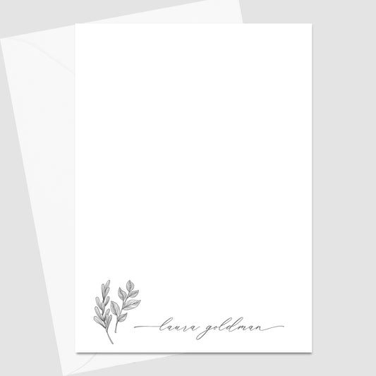 Botanicals Flat Notecard