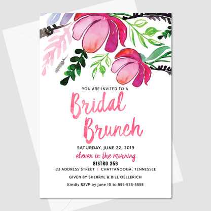 Watercolor Floral Brunch